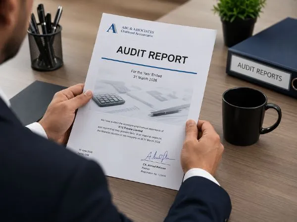 Signed audit report — Modest Consulting Services delivering certified audit to UAE business